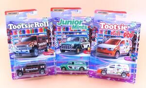 Matchbox CANDY Series LOT Tootsie Roll Tootsie Pop Junior Mints Diecast 1:64
